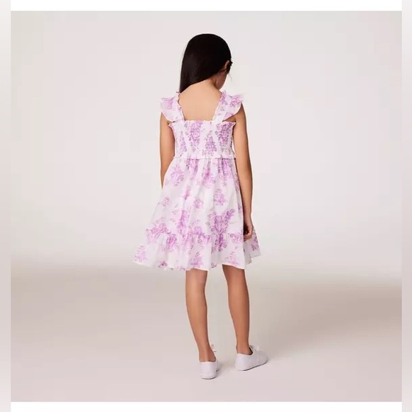 Janie and Jack The Emily Floral Smocked Sundress - Picture 12 of 12